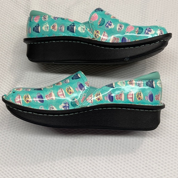 Alegria Debra Teacup Clogs Women’s EU 39 Slip-On Aqua Shoes - Picture 4 of 9